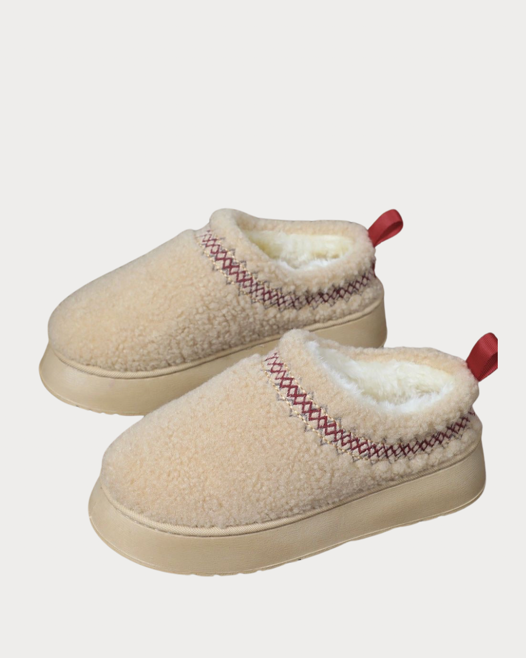 Platform Slippers Teddy