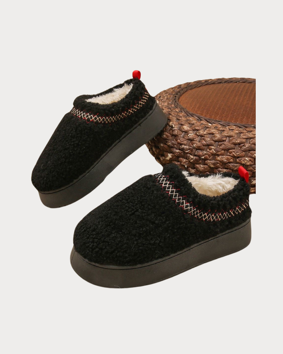 Platform Slippers Teddy